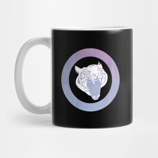 Roaring Tiger Line Drawing Mug